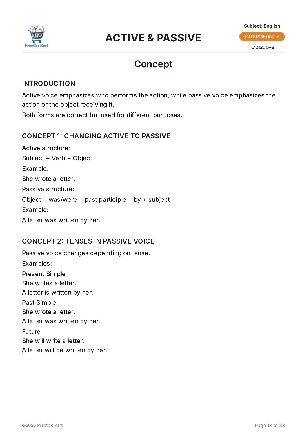 English – ActivePassive – Intermediate Pack