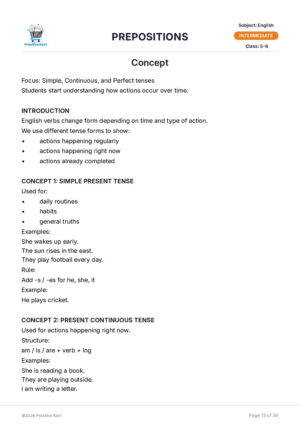 English Prepositions Intermediate Pack